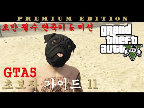 에픽 게임즈 GTA5 프리미엄 에디션 구매후 초보자 필수 단축키 및 미션가이드! (GTA5 온라인) 각종 필수단축키와 레이스에 대한 꿀팁!