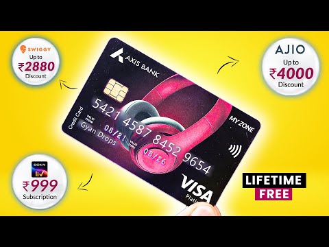 Axis Bank MyZone Credit Card: LIFETIME FREE Offer - APPLY NOW😀