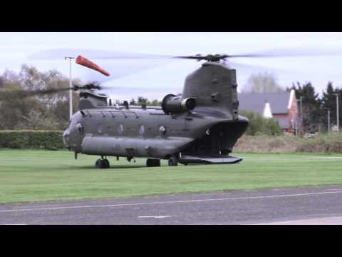 Chinook refuelling at City Airport