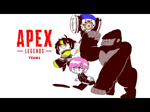 【APEX LEGENDS】V最公式スクリム1日目、ライジング伊波。【バーチャルゴリラ/夕陽リリ/伊波ライ/コーチ：Cabaggest】