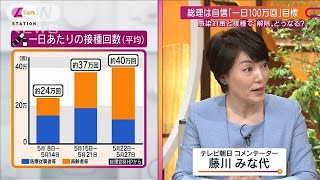 専門家「非常に進んでいる」ワクチン接種のスピード(2021年5月30日)