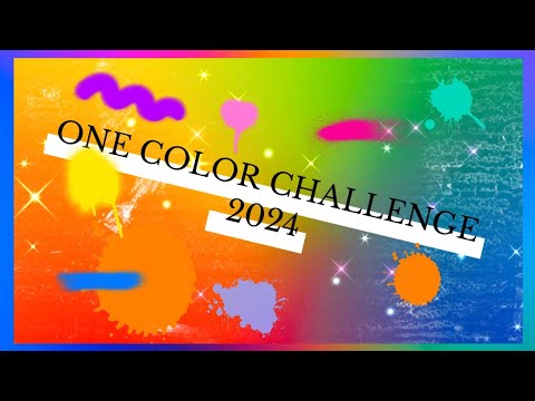 #onecolorchallenge2024 hosted by me and @ColoringwithCandace1020