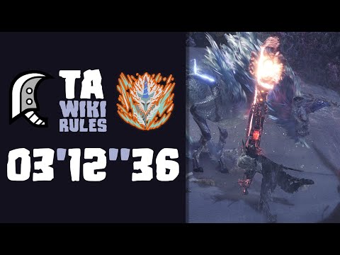 [MHW] Arch Tempered Kirin GreatSword solo 3'12"36 (TA Rules) | 歴戦王キリン 大剣