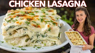 Easy CHICKEN LASAGNA With Creamy White Sauce