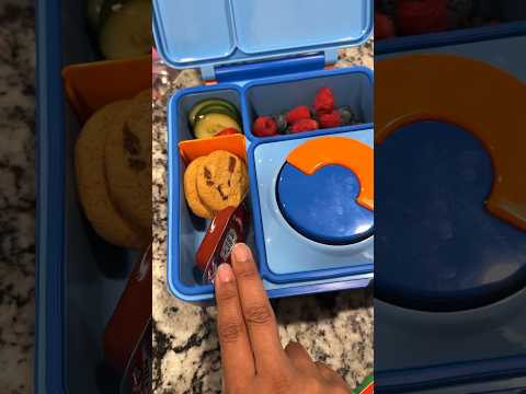 School lunch in her Omie box! #schoollunch #lunchbox #kidslunchboxrecipes #lunch