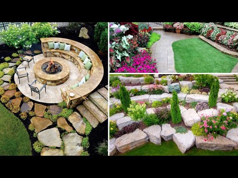 57+ Best Sloped Backyard Design, Beautiful and Easy Landscaping Ideas!