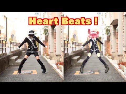 Dance with VOCALOID [Heart Beats][あぷりこっと＊ & 重音テト 踊ってみた][Sub/字幕付]