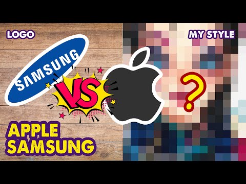 SAMSUNG VS APPLE - What If They are Characters Under My Style | Huta Chan Studio