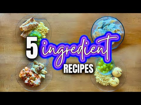 5 INGREDIENT RECIPES | Super Simple Budget Dinners | What's for Dinner | MEL COOP