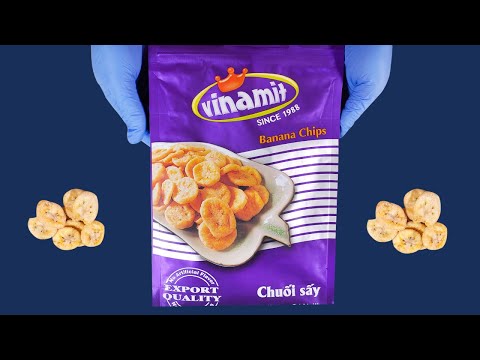 ASMR - vinamit banana chips to SandWich