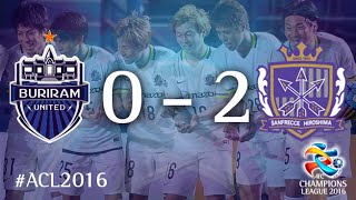 BURIRAM UNITED vs SANFRECCE HIROSHIMA: AFC Champions League 2016 (Group Stage)