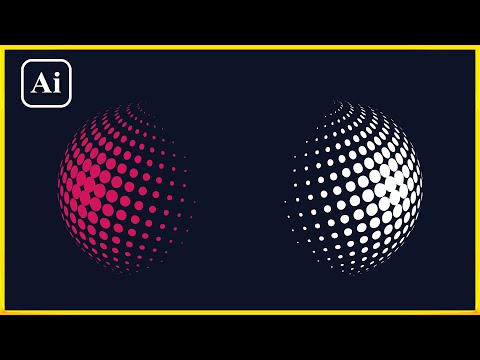 How to make 3d Halftone Effect in adobe illustrator