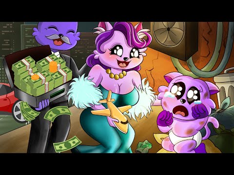 Catnap Was ADOPTED By TRILLIONAIRES! Poppy Playtime (Cartoon Animation)