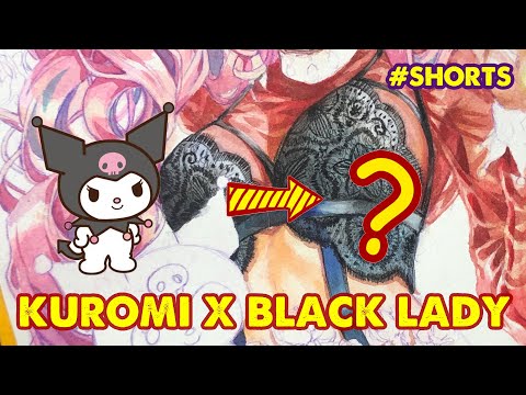 Draw Black Lady x Kuromi - Sailor Moon | Anime Fusion | Huta Chan