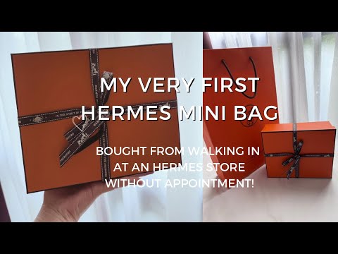 UNBOXING MY FIRST HERMES MINI BAG | Guess what bag it is!