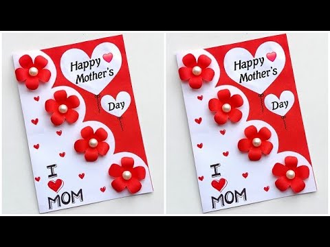 Easy and Beautiful Mother's day card making / Beautiful Handmade Mother's dag card ideas 2024