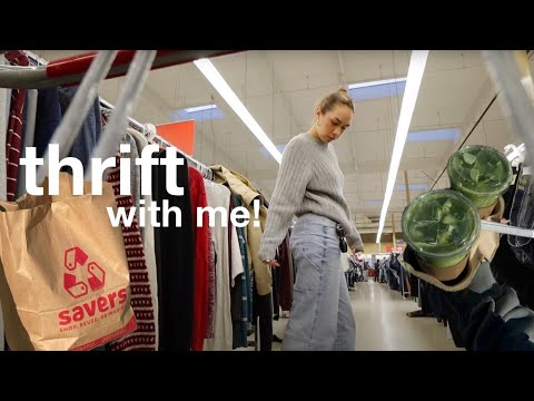 THRIFT WITH ME (+ trying new matcha spot)