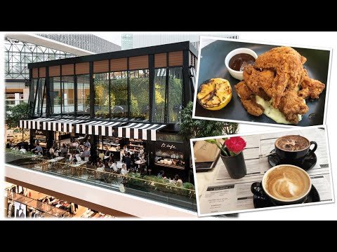 Having Buttermilk Fried Chicken at stunning PS. Cafe @ Raffles City, Singapore.