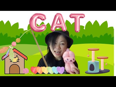 親子氣球  貓 CAT