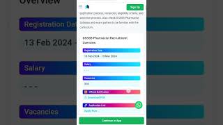 dsssb pharmacist vacancy 2024 #pharmacist #vacancy #dsssb #2024 #education #pharmacy #study #shorts