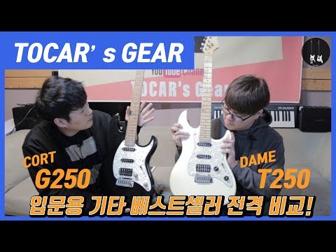 [Tocar's Gear] 입문용 일렉기타의 베스트셀러! CORT G-250 vs Dame T-250