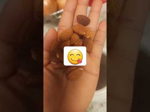 yummy snacks #almond #almonds #baked #asmrfood #mukbang #snacks