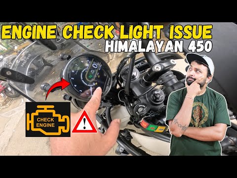 Engine Check Light Issue On HIMALAYAN 450 & Bad Experience At Service Centre 😡