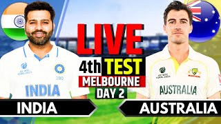 India vs Australia, 4th Test, Day 2 | IND vs AUS Live Match| Live Cricket Match Today, 2nd Session