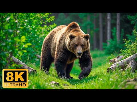 Jungle Journey 8K ULTRA HD🐾Wildlife Scenes With Soft Music