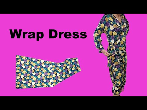 Sew a Stylish Wrap Dress Without a Pattern