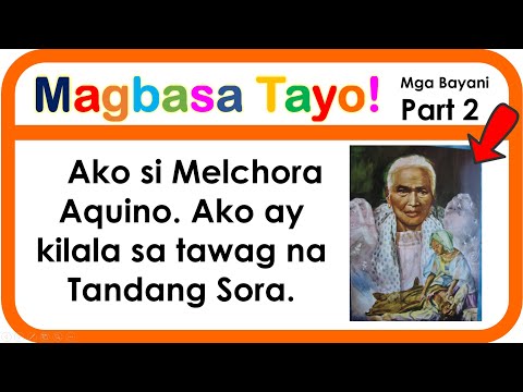 FILIPINO Reading Lesson ll BAYANI part 2 ll Pagsasanay sa Pagbasa llTeacher Ana Online Learning