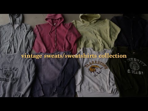 my true vintage sweatshirt collection (50s-60s)