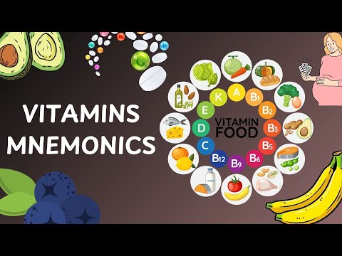 Vitamins Mnemonics | Sources, Function and Deficiency of Vitamin Mnemonics | #mnemonics