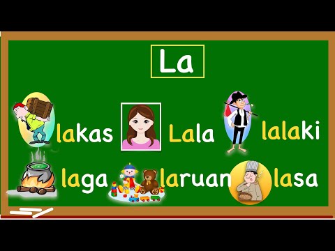 "LA" -Pantig/Salitang may "LA" || Lesson-mga Salitang May "LA" || Coach Joylie L.