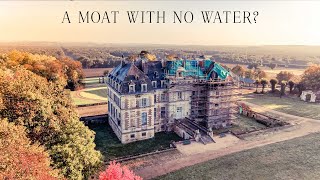 Solving the mysteries of the Château moat + the huge task to save it.