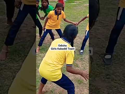 #sports Nuapada Girl's Kabaddi Game practice Govt High school chulabhat #champion