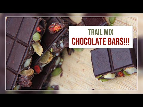 Vegan Trail Mix Chocolate Bars - for hiking or everyday!