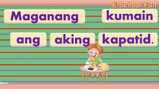 Pagbasa ng mga pangungusap #pagsasanaysapagbasa #filipinoreading #pagpapantig #grade1 #magbasa