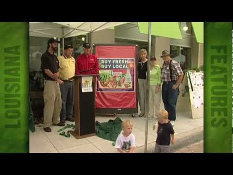 "Buy Fresh Buy Local" logo unveiling at Main St Farmers Market (2003)