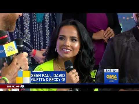 Sean Paul, David Guetta & Becky G - Good Morning America - March 21, 2018