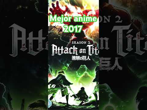 Mejor anime año 2017 Attack on Titan Season 2