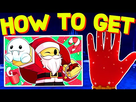 How To GET SANTA GLOVE + BADGE in SLAP BATTLES! CHRISTMAS UPDATE! ROBLOX