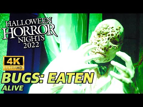 Bugs: Eaten Alive at Halloween Horror Nights 2022 - 4k Walkthrough