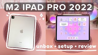 M2 iPad Pro 2022 unboxing, setup & review 🍎 digital planning, note taking & more