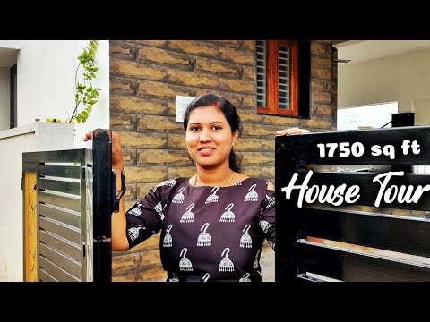 house tour of 1750 sq.ft home in tamil😍//modular kitchen//bio digestor//interior designing ideas🤩🥳