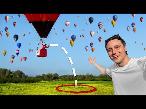 Hitting TARGETS with 120 Hot Air Balloons!