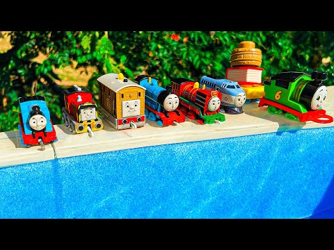 Looking for Thomas & Friends in the pool: Thomas The Train