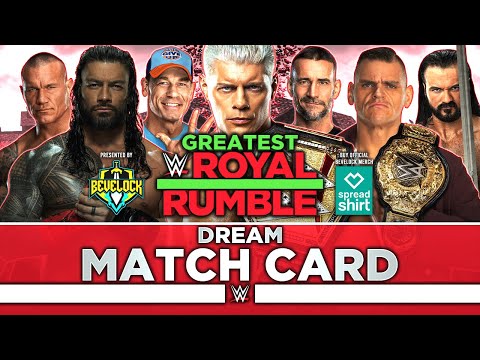 WWE Greatest Royal Rumble 2024 - Dream Card [v2]