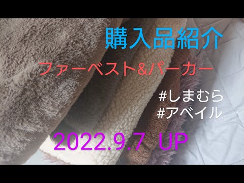 【Haul】購入品紹介＊2022.9.7/ファーベスト/パーカー/しまむら/アベイル/今季話題