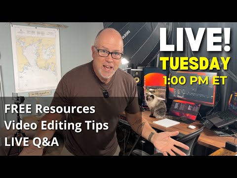 Beginner Youtuber FREE Resources, Video Editing Tips and Live Q&A!